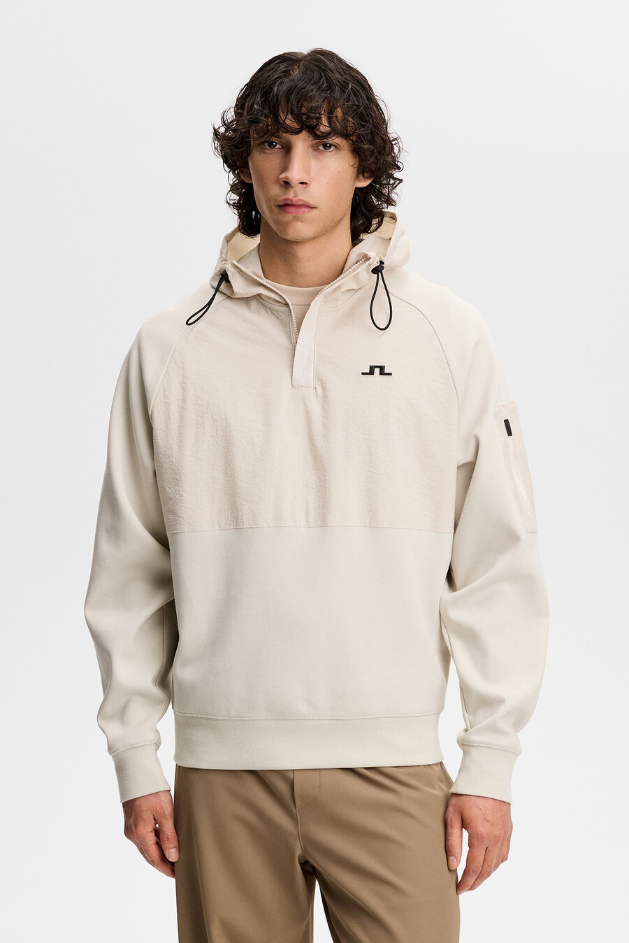 sudadera con capucha híbrida mijo