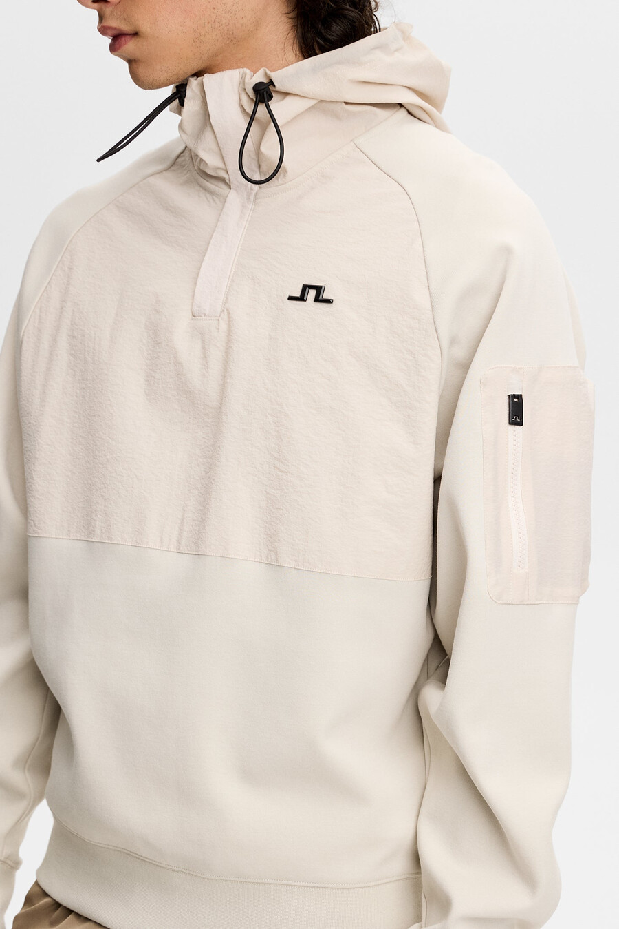 sudadera con capucha híbrida mijo