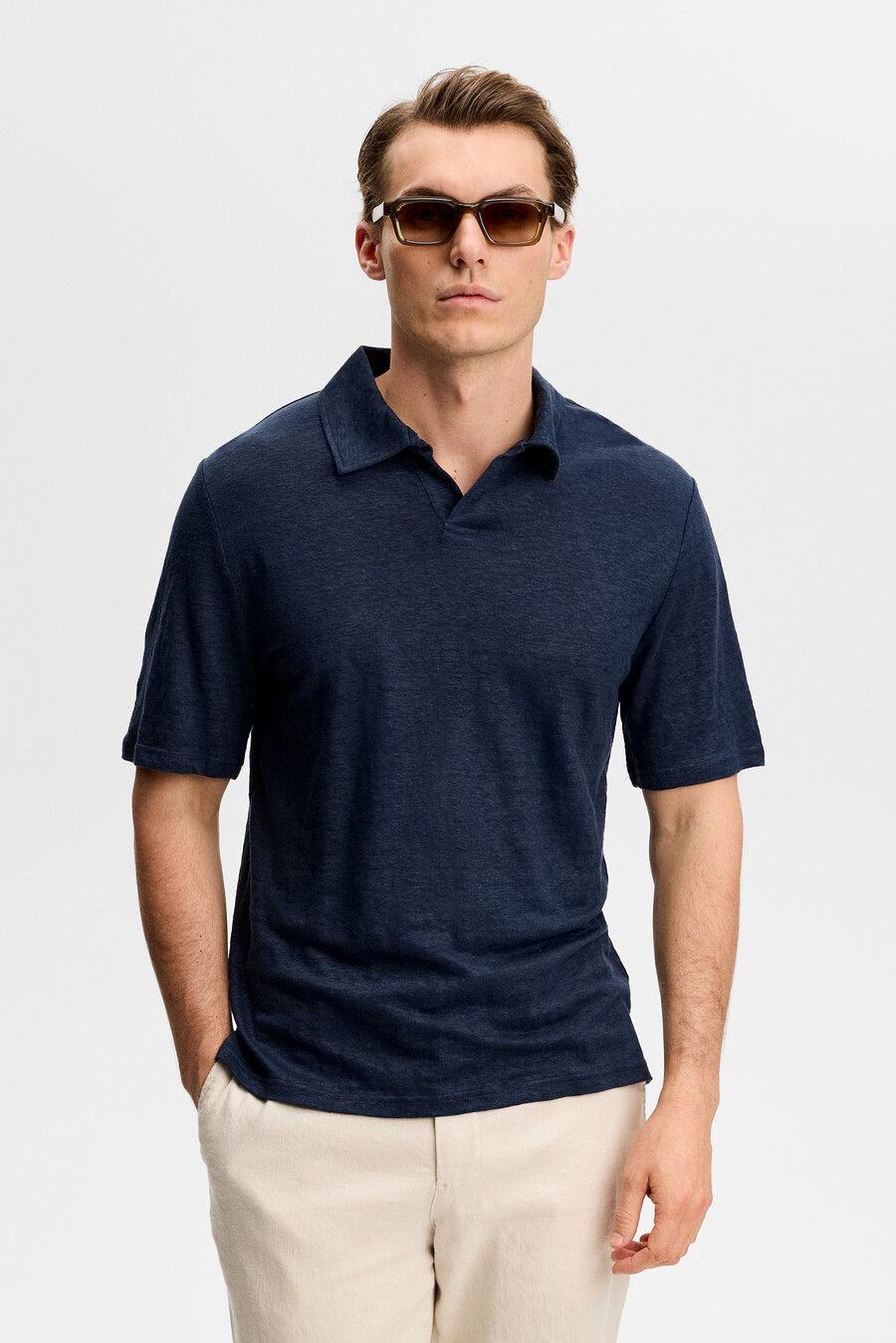 polo de lino roy