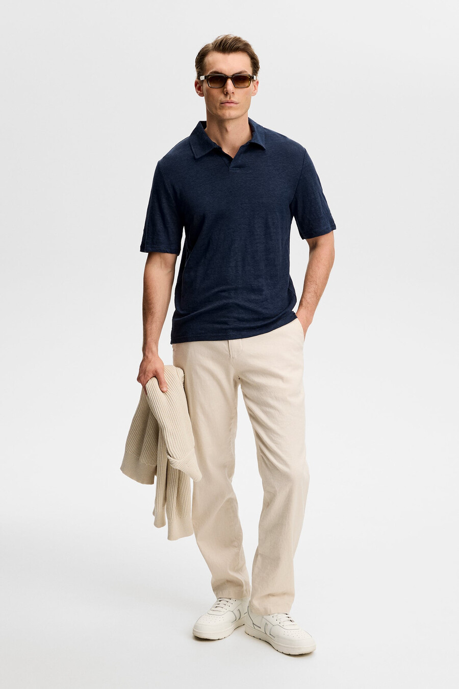 polo de lino roy