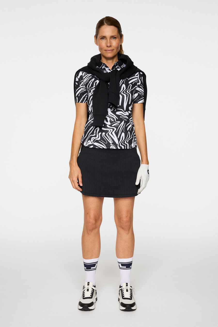 polo con estampado de georgia