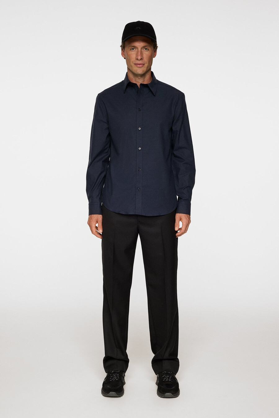 camisa de franela ligera y ajustada