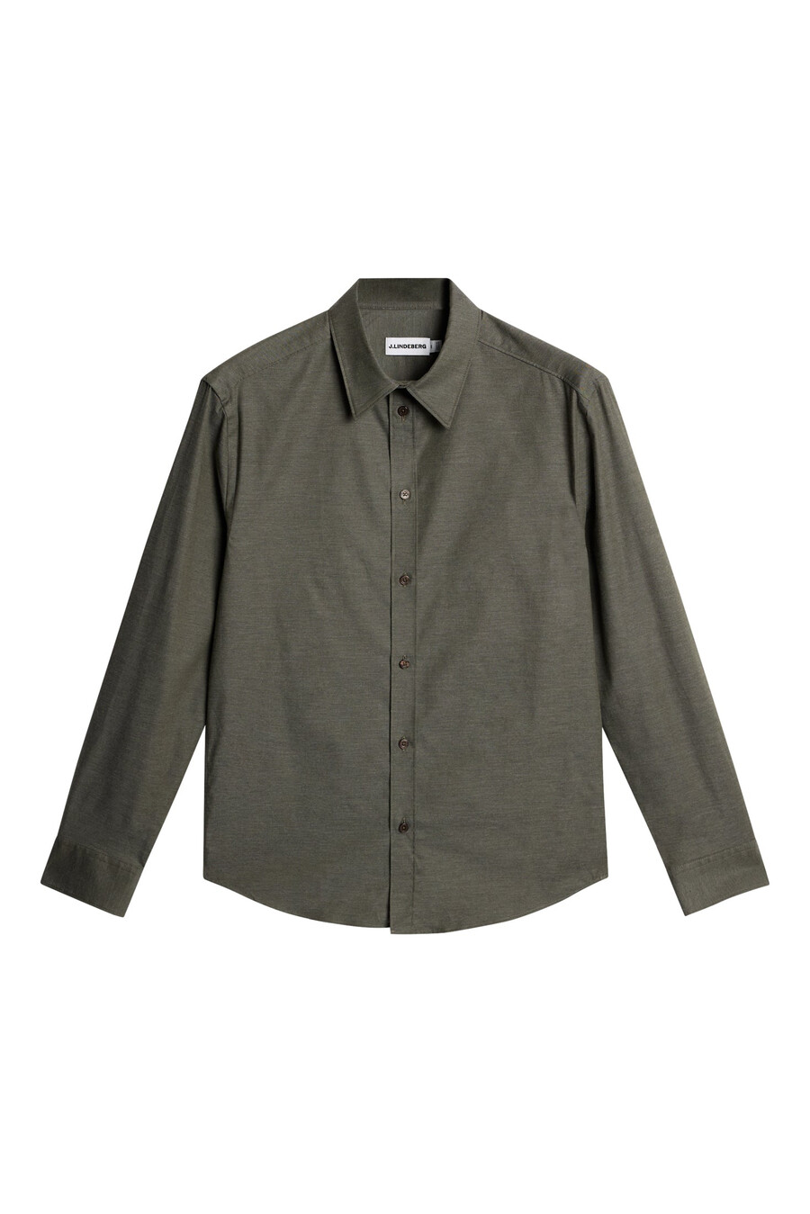 camisa de franela ligera y ajustada