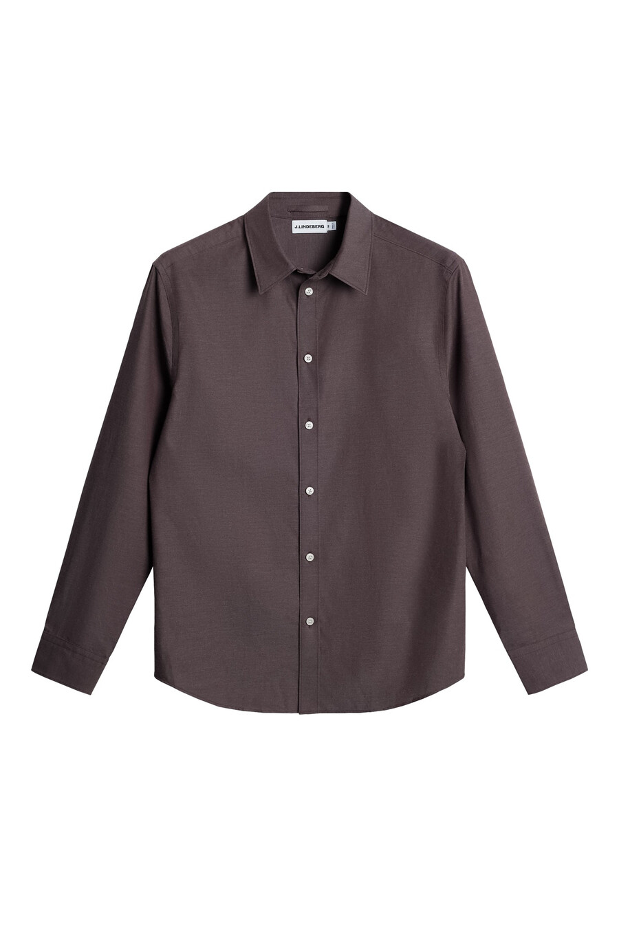 camisa de franela ligera y ajustada