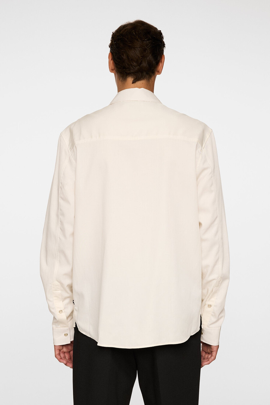 camisa de sarga de tencel de finnigan