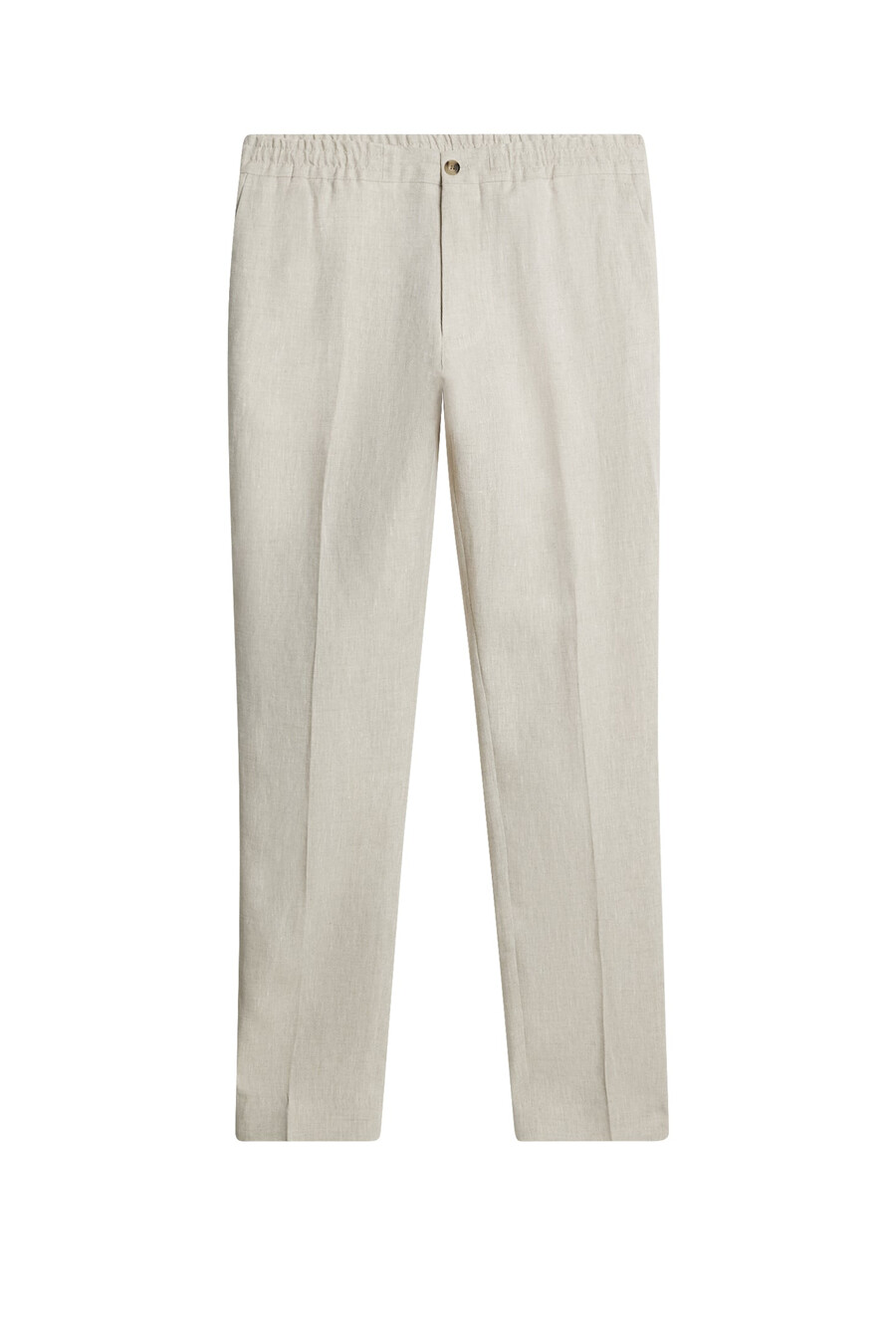 pantalones de lino drapeados soren