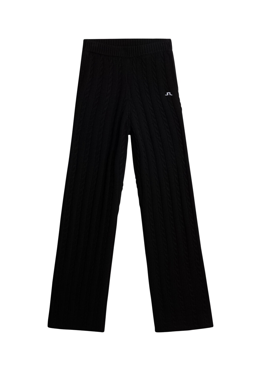 pantalón de lana de punto cable kiana