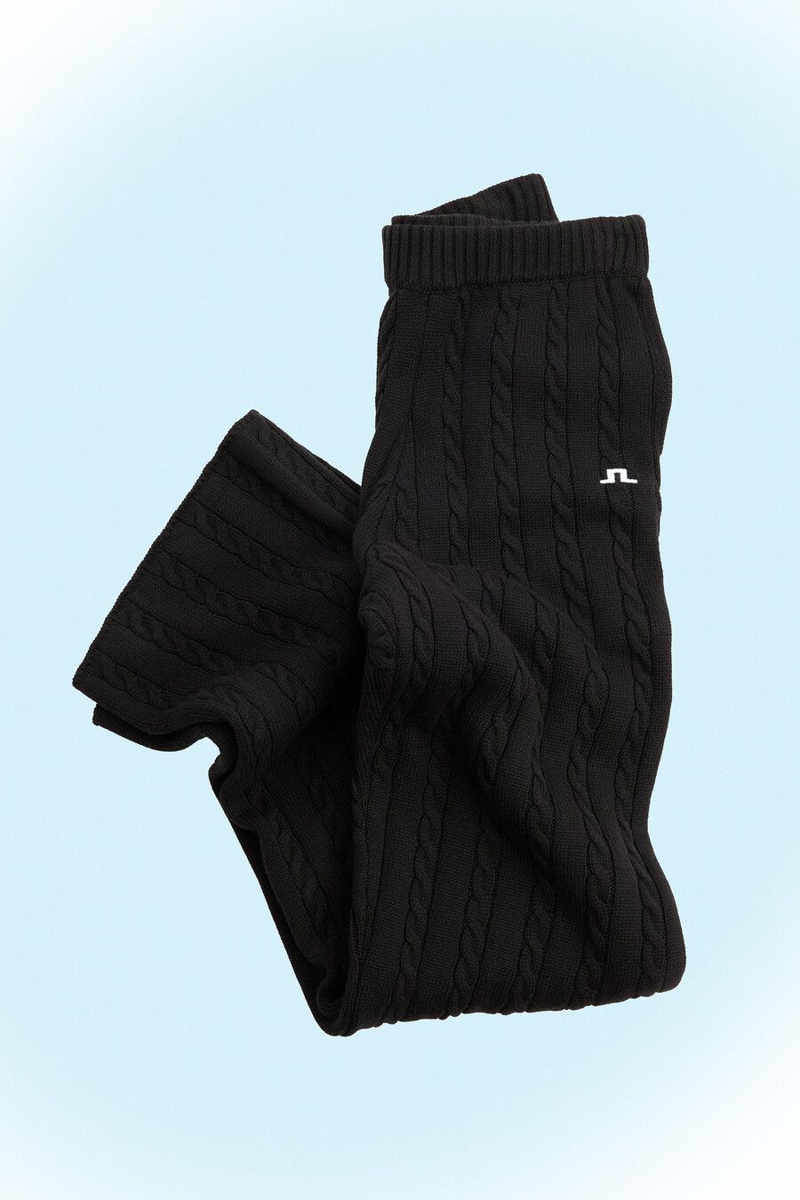 pantalón de lana de punto cable kiana