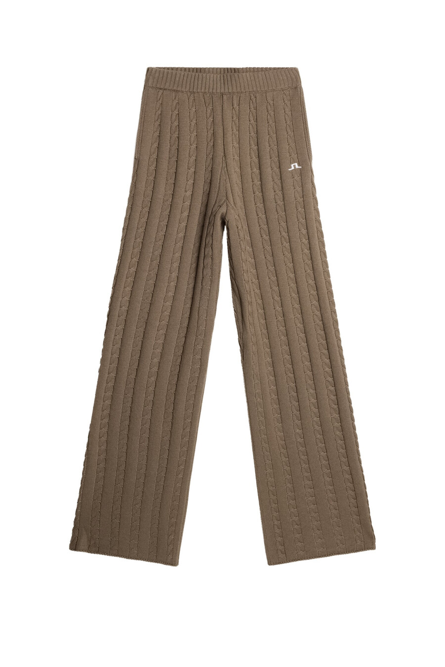 pantalón de lana de punto cable kiana